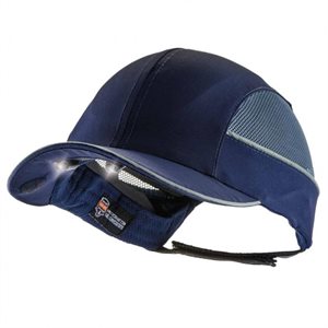 Ergodyne 8960 LED Bump Cap Navy (Long Brim)