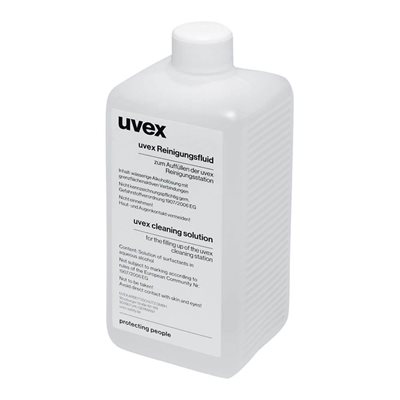 Uvex 9972.100 Lens Clean Fluid 0.5L Square Bottle