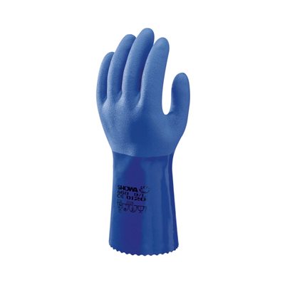 Showa 660B 12 Oil Resistant Gauntlet Blue