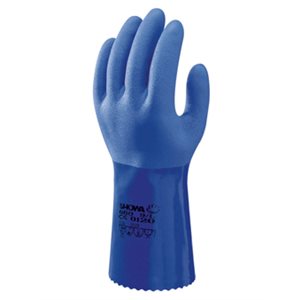 Showa 660B 12 Oil Resistant Gauntlet Blue