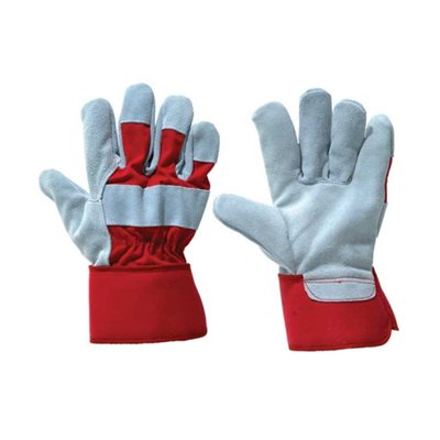 Premium Split Rigger Gloves (Red / Grey) USUR-R