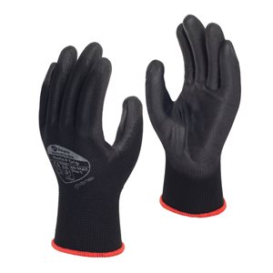 Polyco Matrix P Grip PU Palm Coat Glove Black