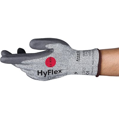 Ansell 11-425 Hyflex Palm Coated Cut 5 Glove