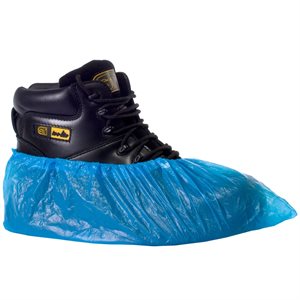 Plastic Blue Overshoes (16")